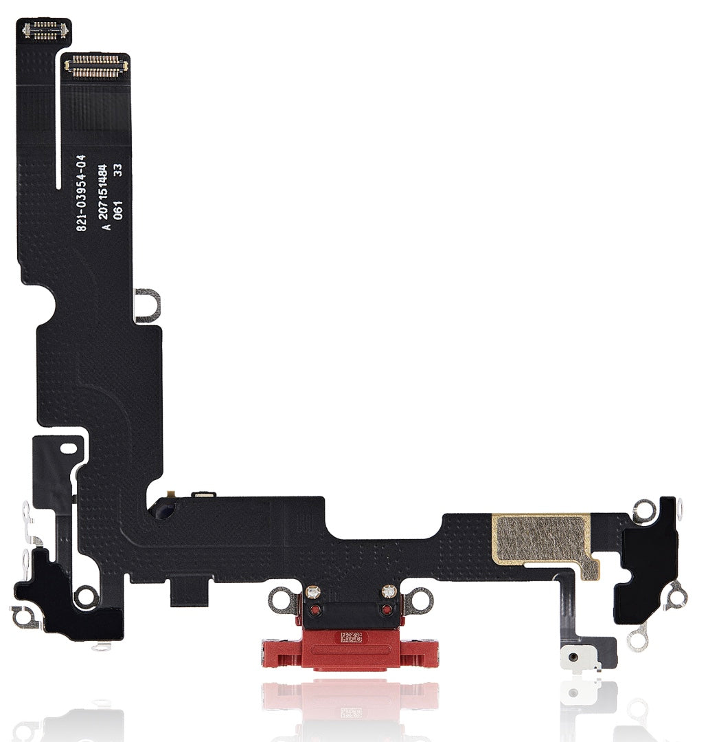 Charging Port Flex Cable (Red) Compatible with iPhone 14 Plus – Internal Charging Dock Connector | A2886 A2632 A2885 A2888
