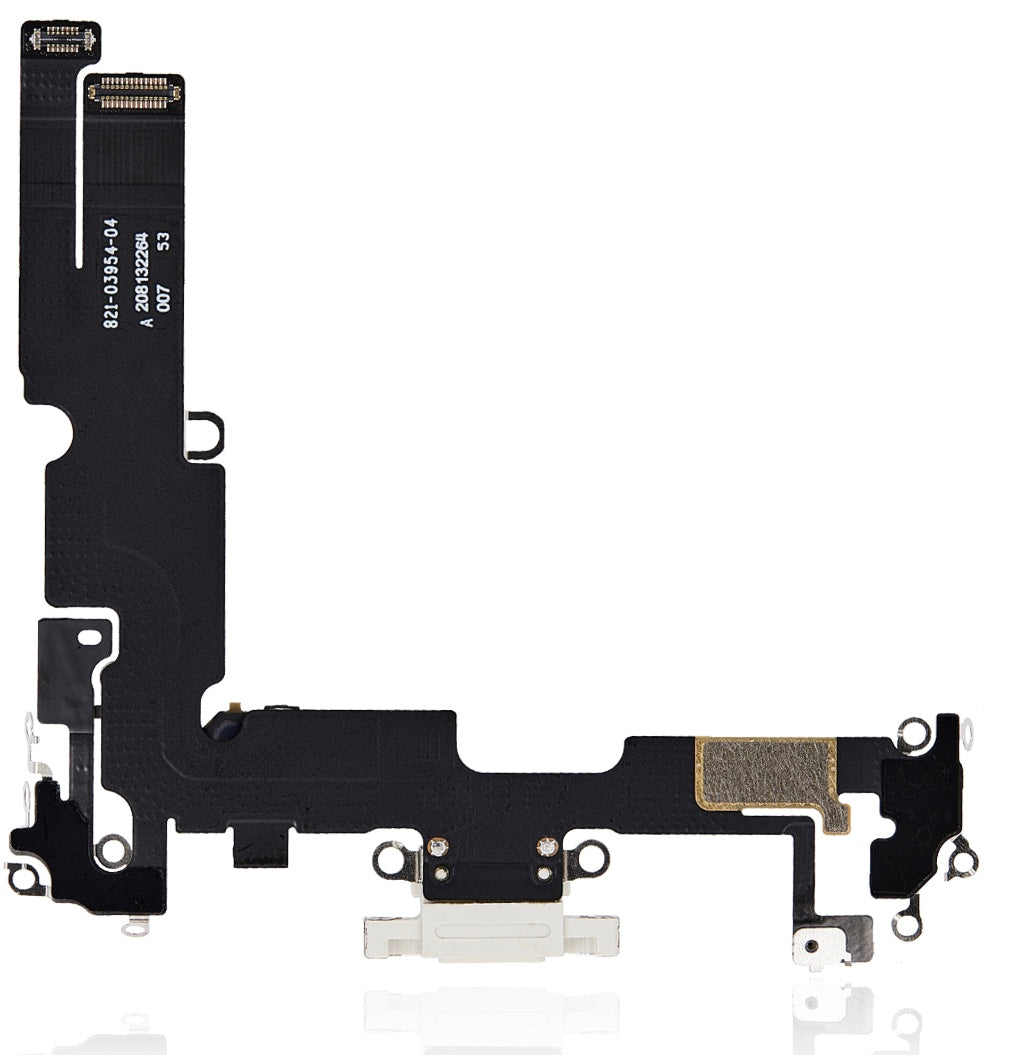Charging Port Flex Cable (White) Compatible with iPhone 14 Plus – Internal Charging Dock Connector | A2886 A2632 A2885 A2888