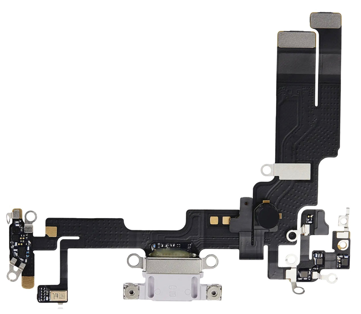 Purple Charging Port Flex Cable Compatible with iPhone 14 – 8-Pin Type Charging Connector & Microphone Assembly | A2881 A2631