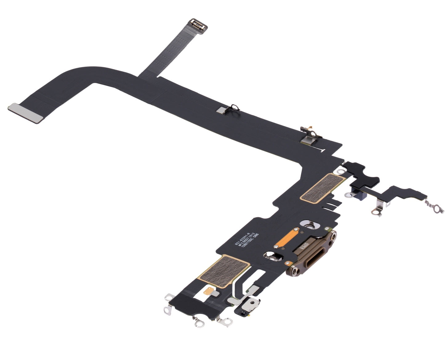 Charging Port Flex Cable Compatible with iPhone 13 Pro Max – Gold | Internal Charging Connector with Microphone | A2484 A2641 A2643 A2644 A2645