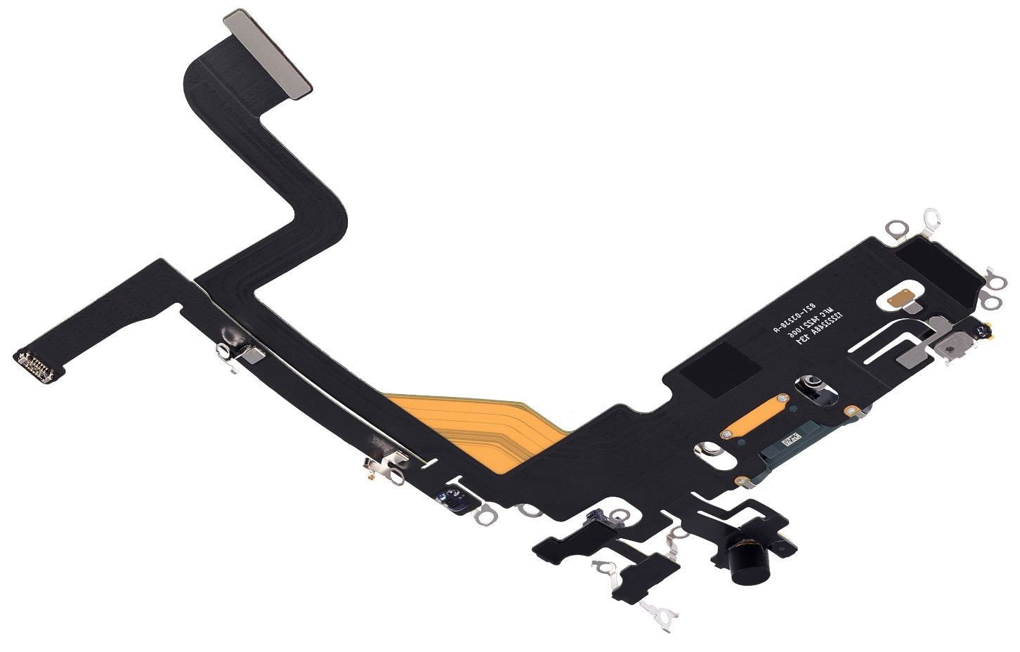 Charging Port Flex Cable Compatible with iPhone 13 Pro – Green | USB Connector + Microphone | A2483 A2636 A2638 A2639 A2640