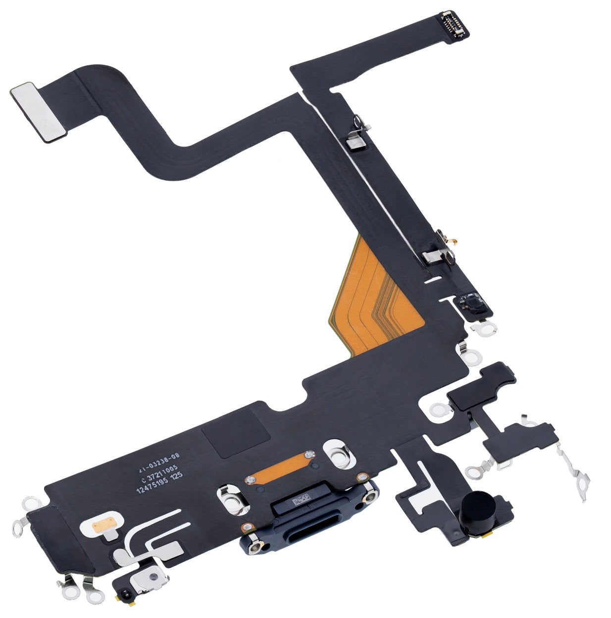 Charging Port Flex Cable Compatible with iPhone 13 Pro – Blue | USB Connector + Microphone | A2483 A2636 A2638 A2639 A2640