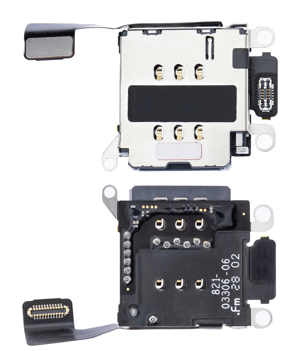 SIM Card Reader Connector Compatible with iPhone 13 – Internal Nano SIM Slot Logic Board Flex | A2482 A2631 A2633 A2634 A2635