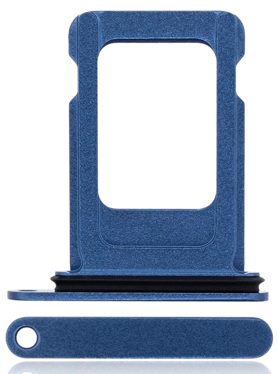 SIM Tray Compatible with iPhone 13 – Blue Finish Nano SIM Card Slot Holder | A2482 A2631 A2633 A2634 A2635