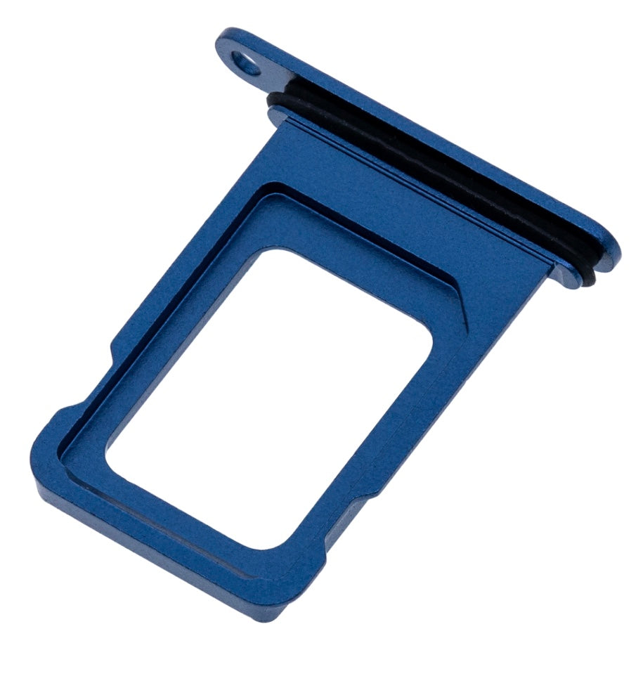 SIM Tray Compatible with iPhone 13 – Blue Finish Nano SIM Card Slot Holder | A2482 A2631 A2633 A2634 A2635