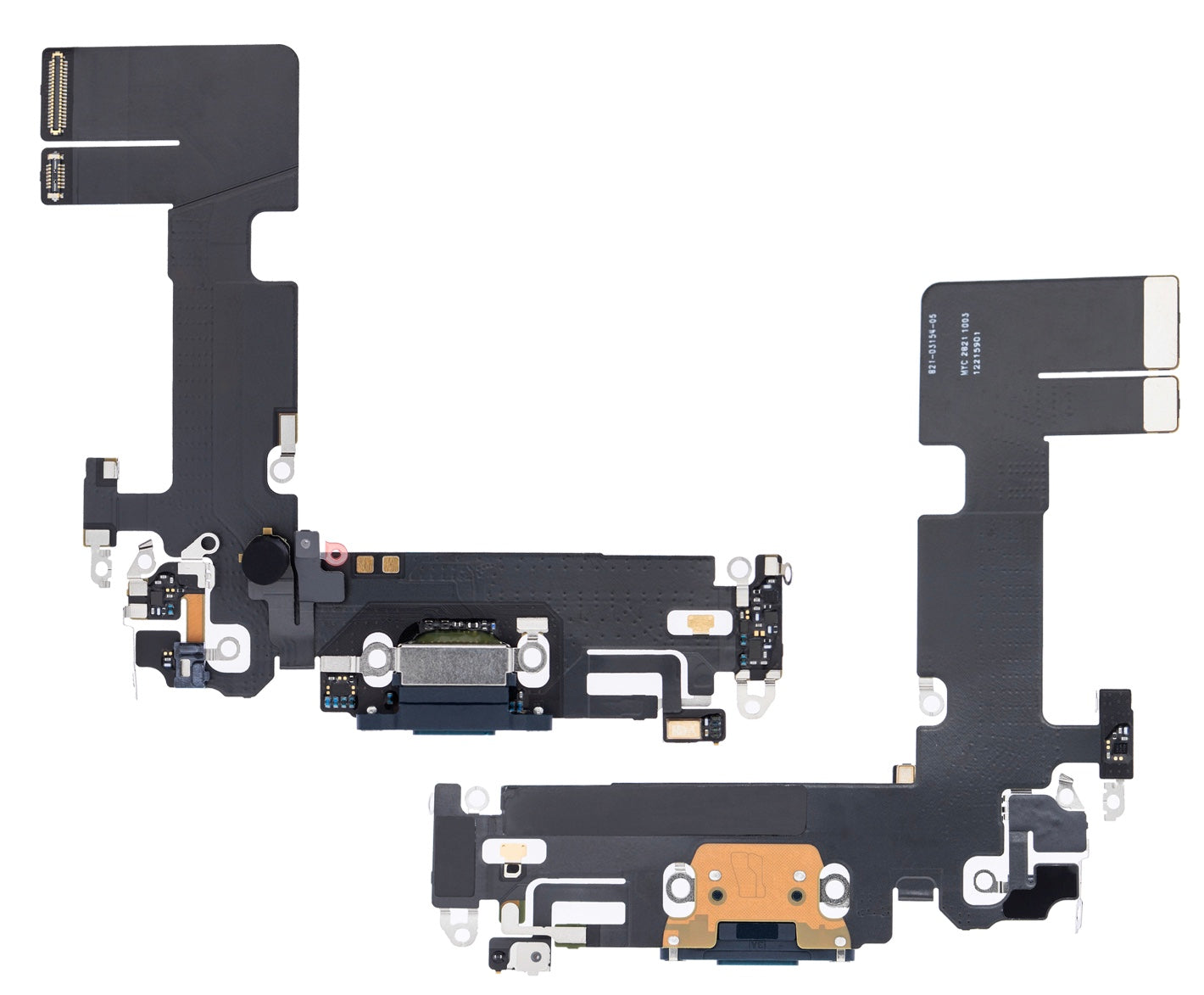 Charging Port Flex Cable Compatible with iPhone 13 – Black USB + Microphone Flex | A2482 A2631 A2633 A2634 A2635