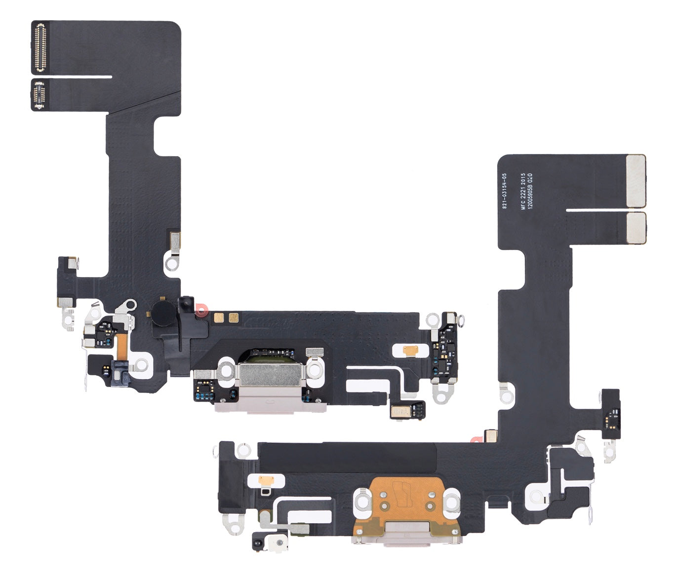 Charging Port Flex Cable Compatible with iPhone 13 – Pink USB + Microphone Flex | A2482 A2631 A2633 A2634 A2635