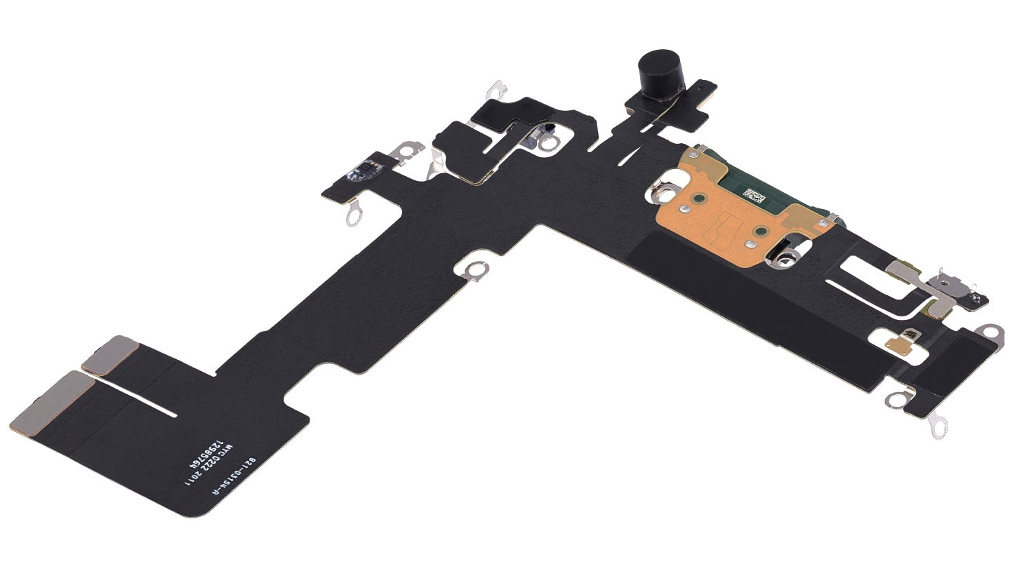 Charging Port Flex Cable Compatible with iPhone 13 – Green USB + Microphone Flex | A2482 A2631 A2633 A2634 A2635
