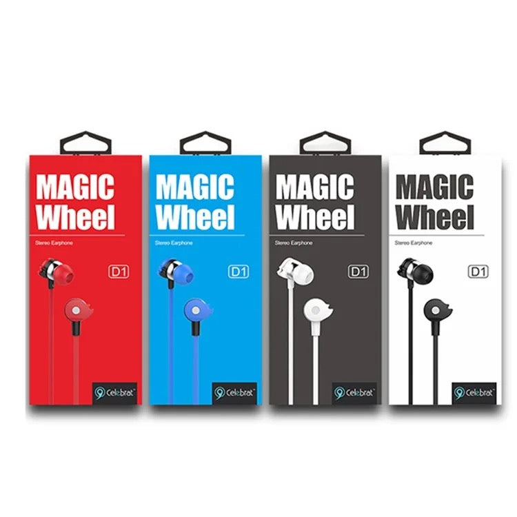 3.5mm Wired Earphones – 10mm Drivers, TPE Flat Cable, Inline Controls