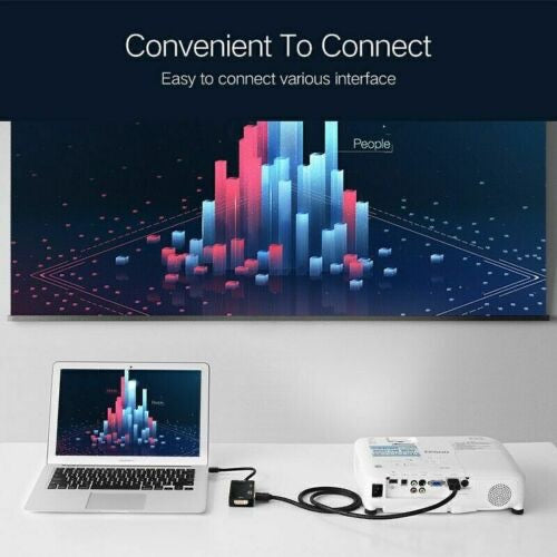 Mini DisplayPort to HDMI/VGA/DVI Adapter – 3-in-1 Multiport Converter