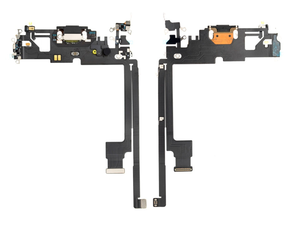 Charging Port Flex Cable Compatible with iPhone 12 Pro Max – Black USB Connector with Microphone | A2342 A2410 A2411 A2412