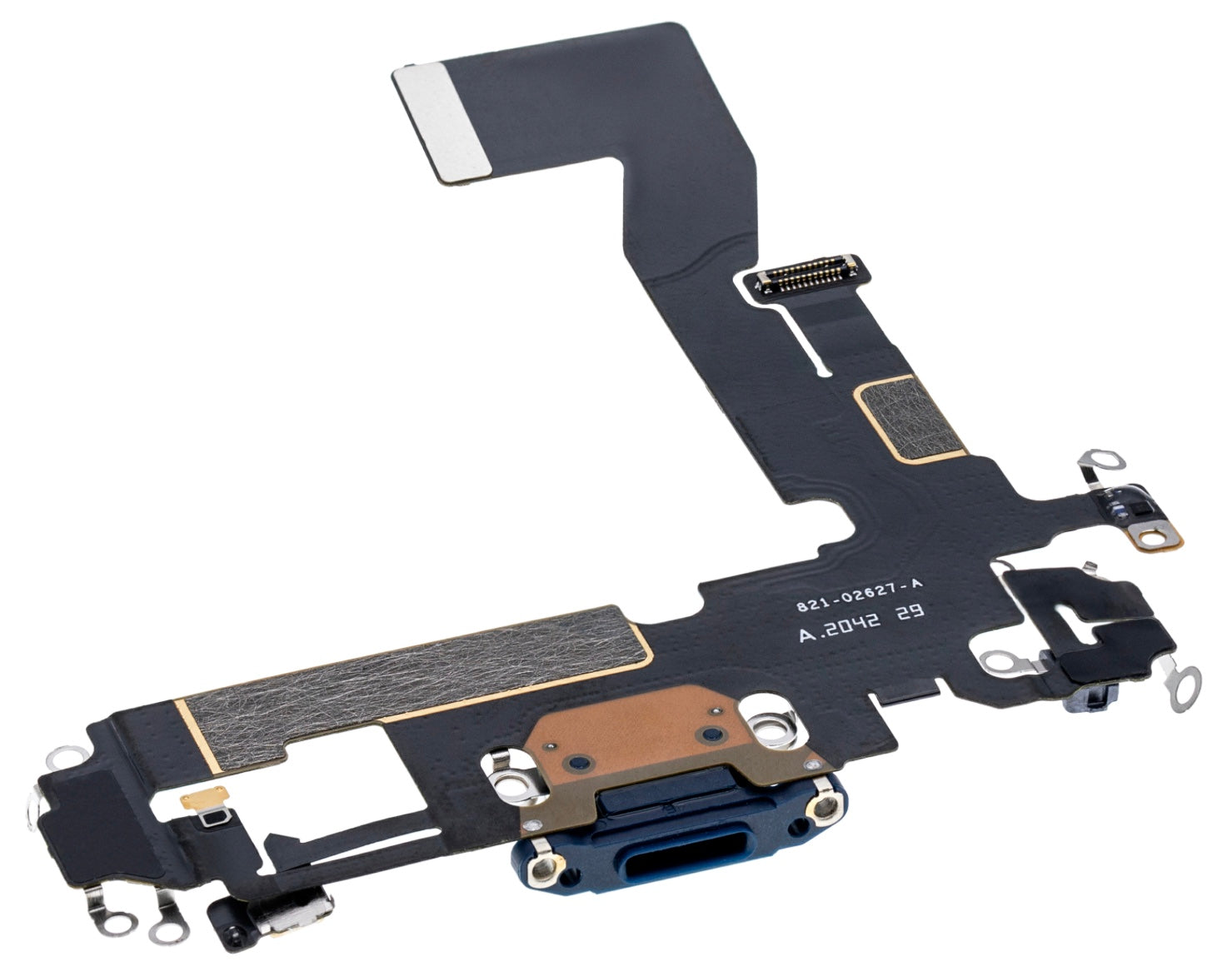 Charging Port Flex Cable Compatible with iPhone 12 Pro – Blue USB Connector with Microphone | A2341 A2406 A2407 A2408
