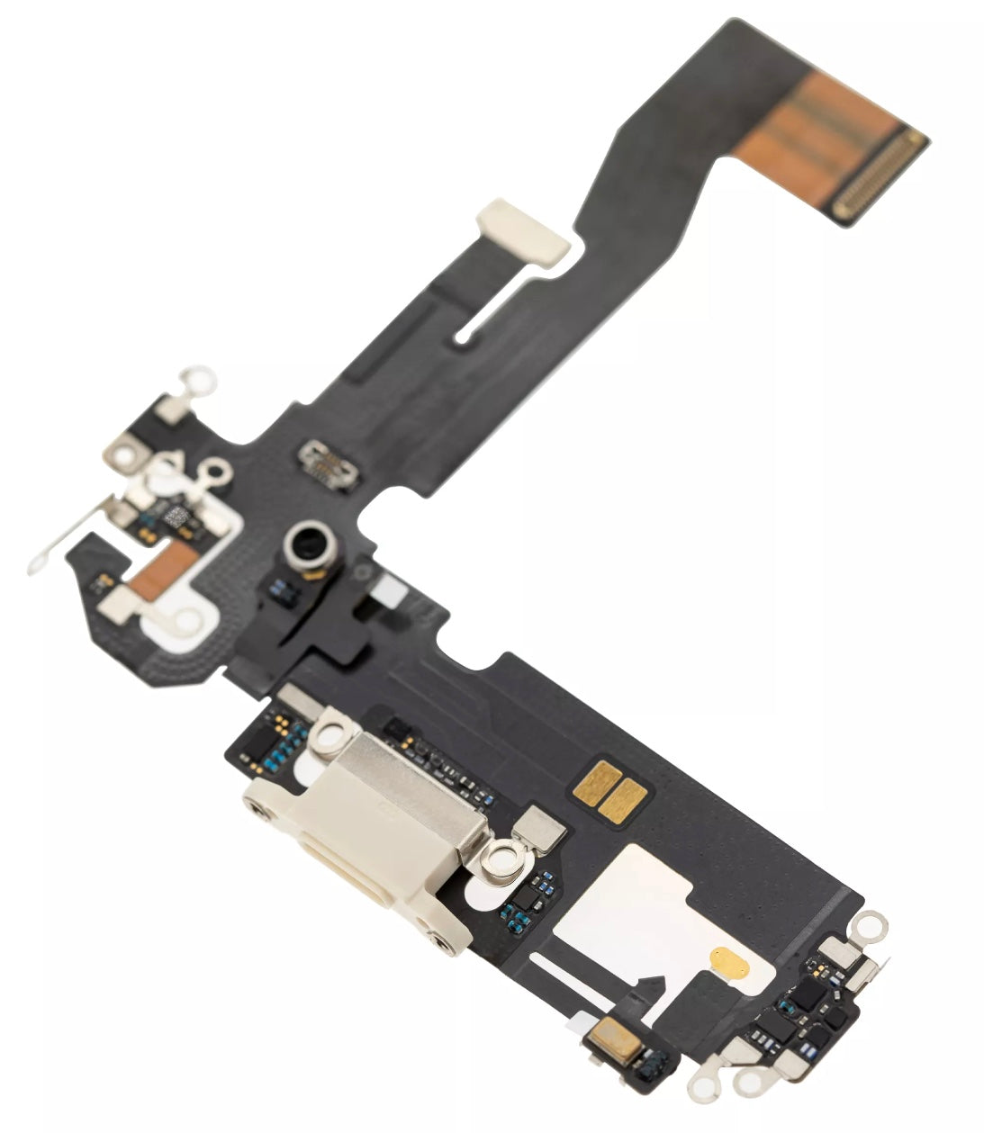 Charging Port Flex Cable Compatible with iPhone 12 Pro – Gold USB Connector with Microphone | A2341 A2406 A2407 A2408