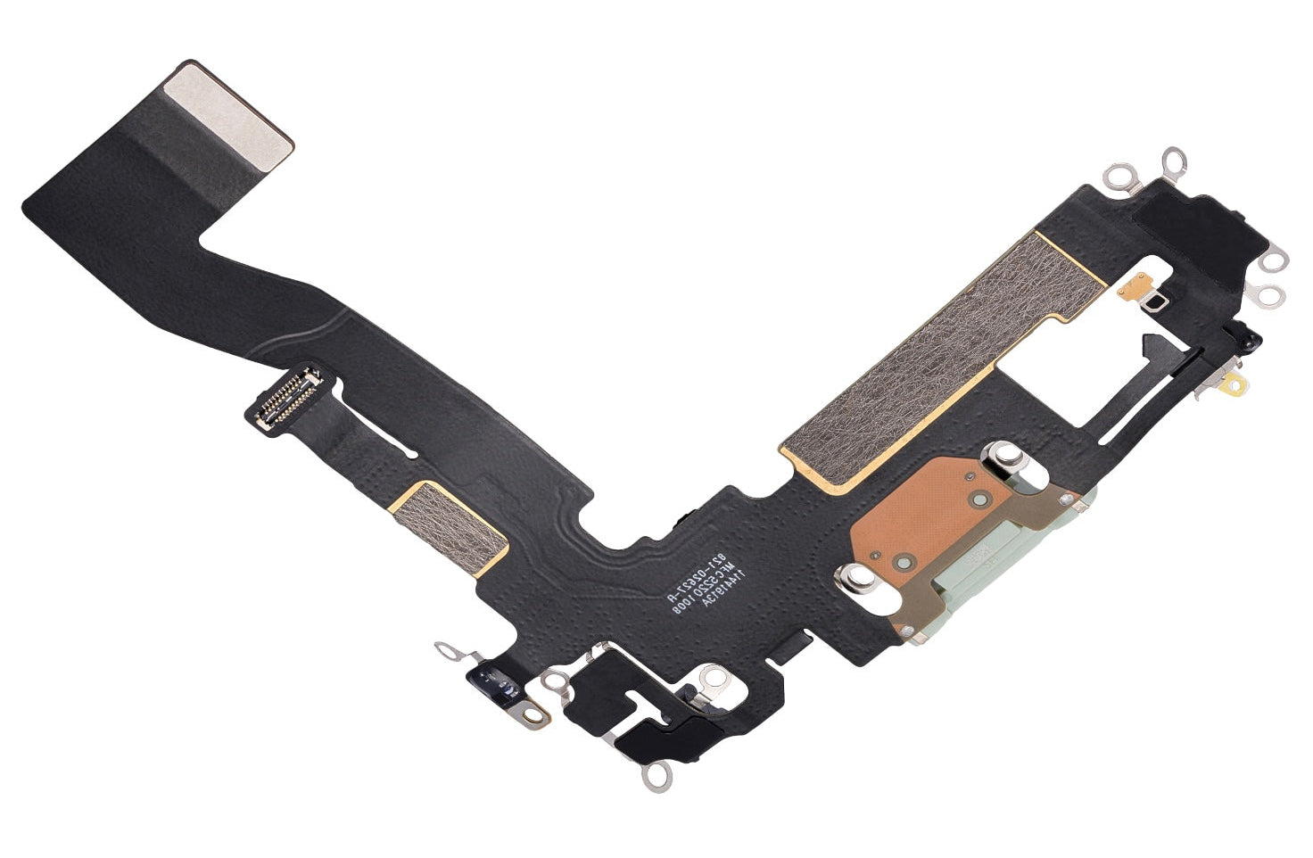 Charging Port Flex Cable Compatible with iPhone 12 Pro – Silver USB Connector with Microphone | A2341 A2406 A2407 A2408