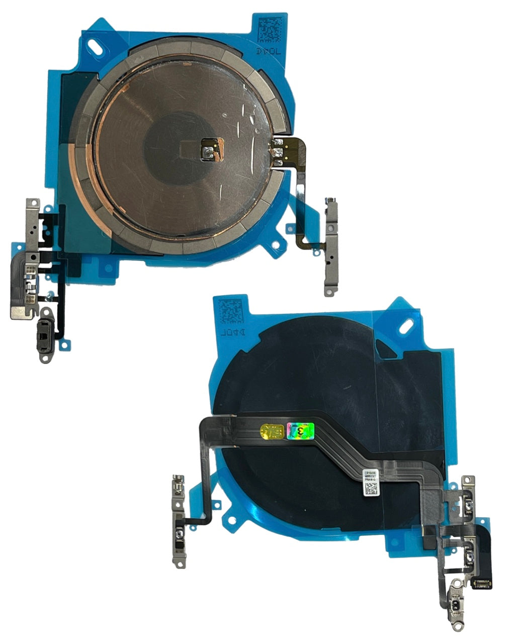 NFC with Power & Volume Flex Cable Compatible with iPhone 12 / 12 Pro – Wireless Coil & Side Button Strip | A2172 A2402 A2403 A2404 A2341 A2406 A2407 A2408