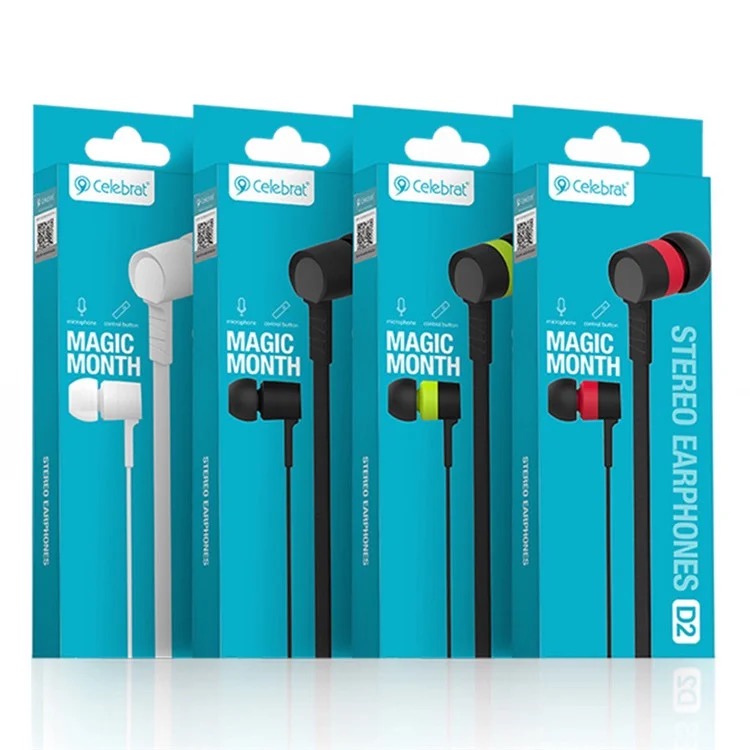 3.5mm Wired Earphones – 10mm Dynamic Drivers | TPE Flat Cable | Inline Controls