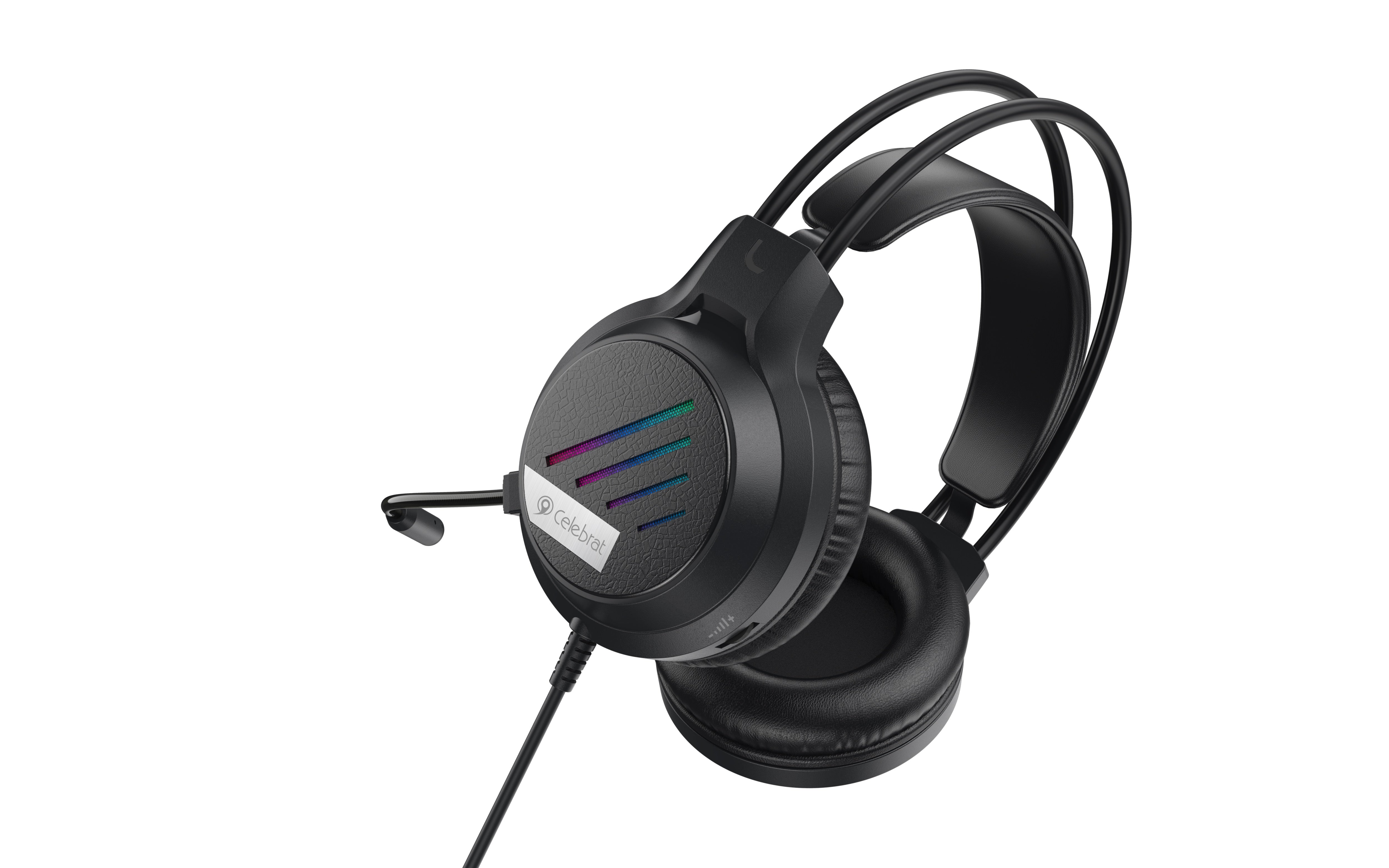 Gaming Headset with 50mm Drivers – 5.1 HD Surround, Noise Cancelling Mic, USB + 3.5mm