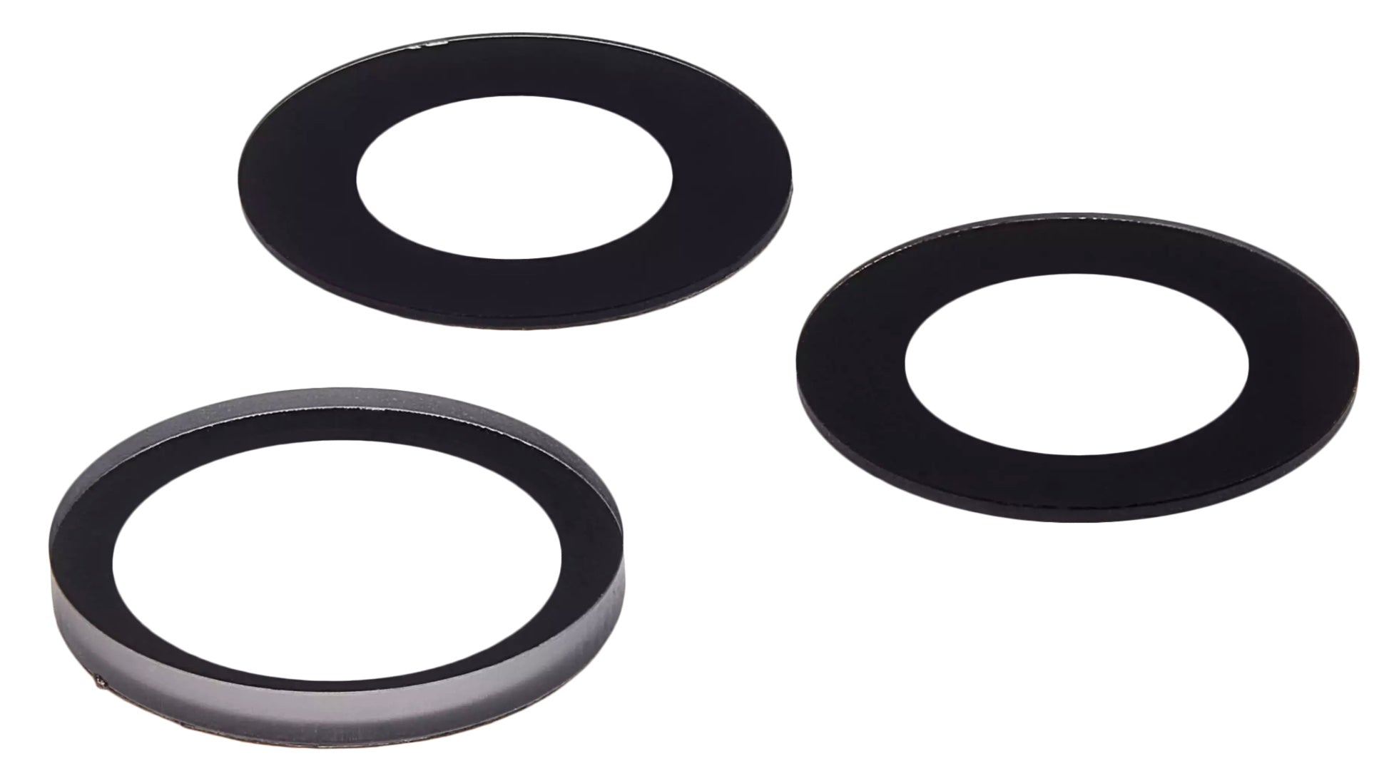 Rear Camera Lens Glass with Adhesive – 3 Piece Set – Compatible with iPhone 15 Pro Max – Replacement Lens Cover Kit