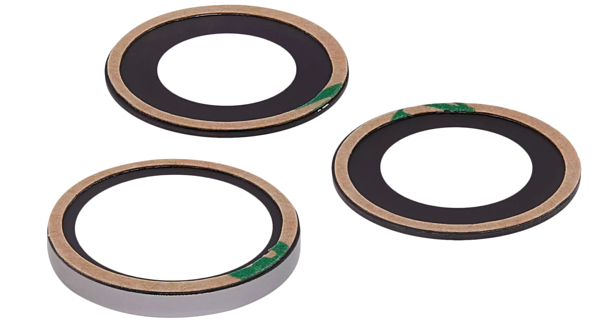 Rear Camera Lens Glass with Adhesive – 3 Piece Set – Compatible with iPhone 15 Pro Max – Replacement Lens Cover Kit