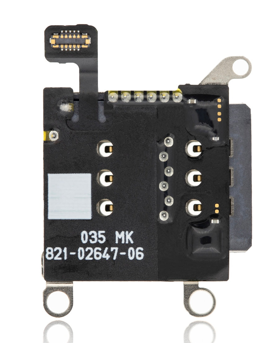 SIM Card Reader Flex Cable Compatible with iPhone 12 / 12 Pro – Nano SIM Logic Connector | A2172 A2402 A2403 A2404 A2341 A2406 A2407 A2408
