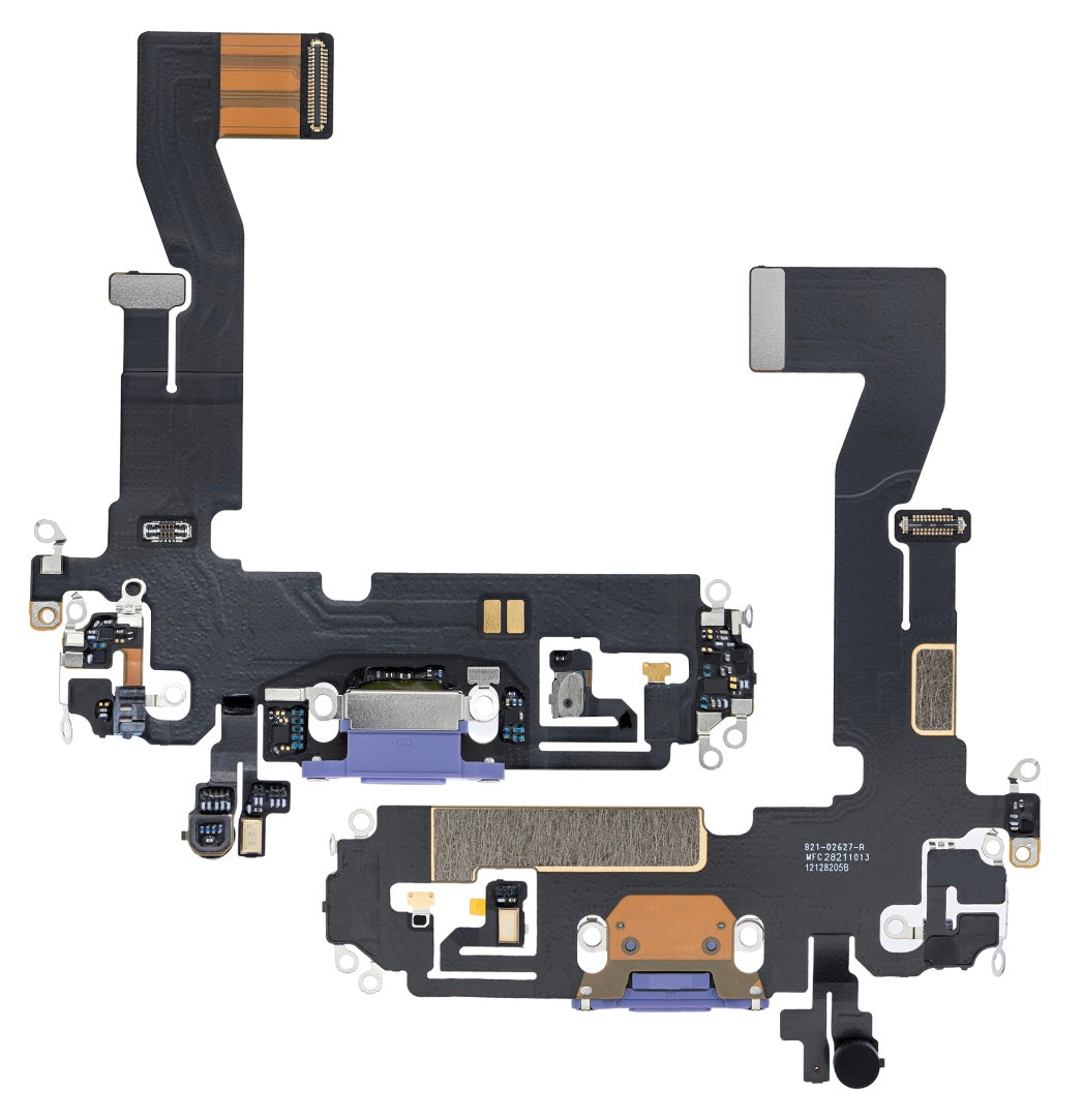 Charging Port Flex Cable Compatible with iPhone 12 – Purple USB Connector with Microphone | A2172 A2402 A2403 A2404