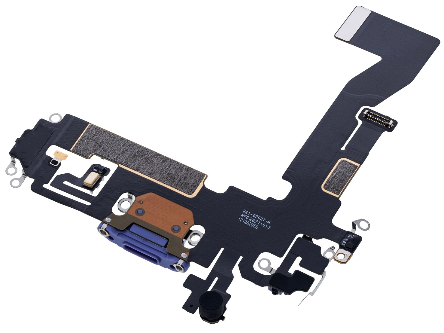 Charging Port Flex Cable Compatible with iPhone 12 – Purple USB Connector with Microphone | A2172 A2402 A2403 A2404