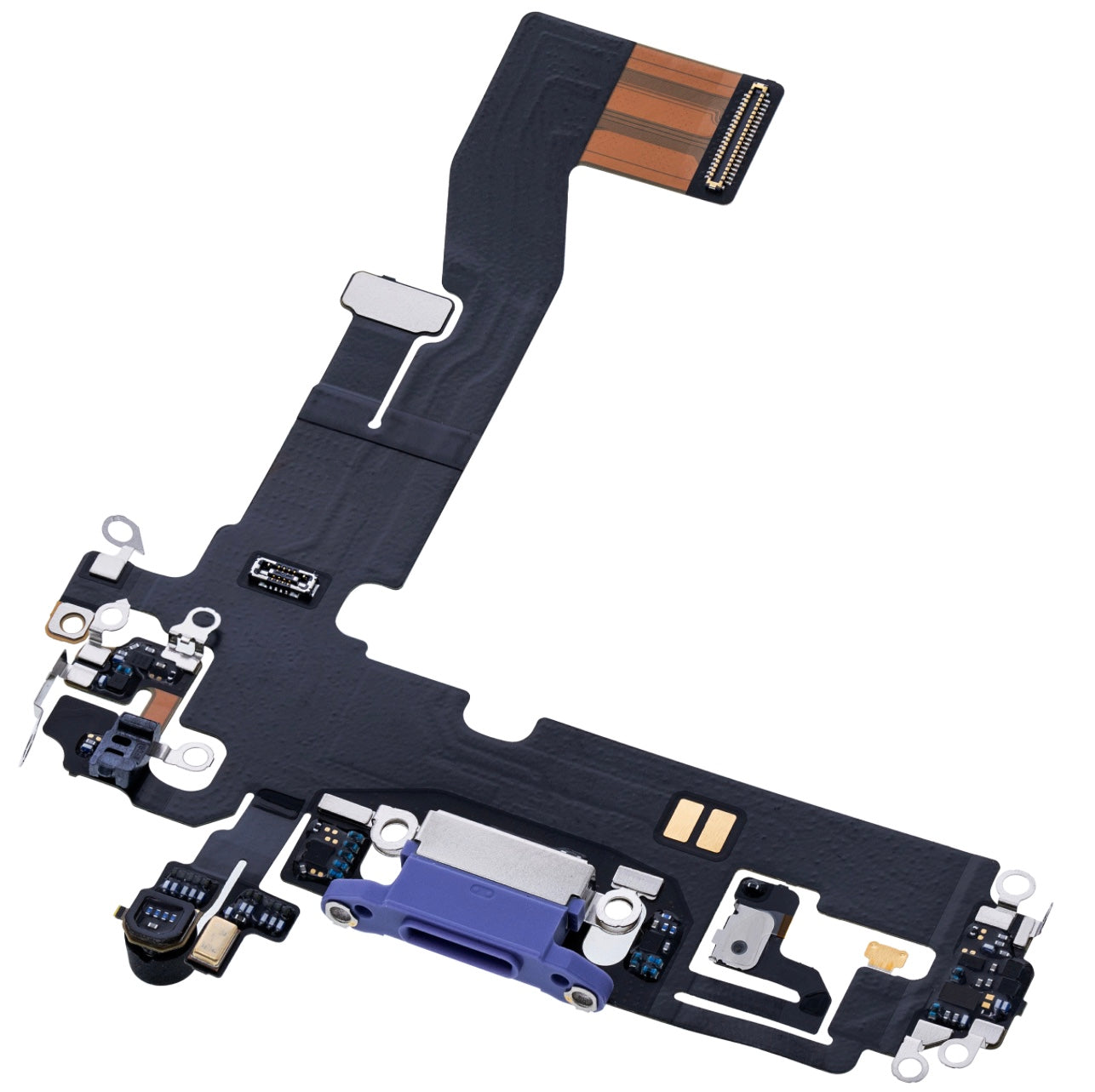 Charging Port Flex Cable Compatible with iPhone 12 – Purple USB Connector with Microphone | A2172 A2402 A2403 A2404