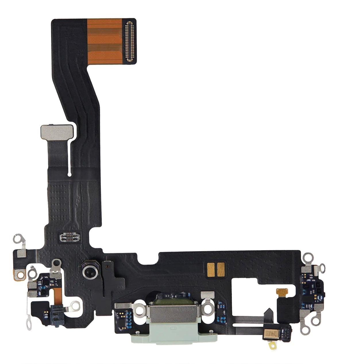 Charging Port Flex Cable Compatible with iPhone 12 – Green USB Connector with Microphone | A2172 A2402 A2403 A2404