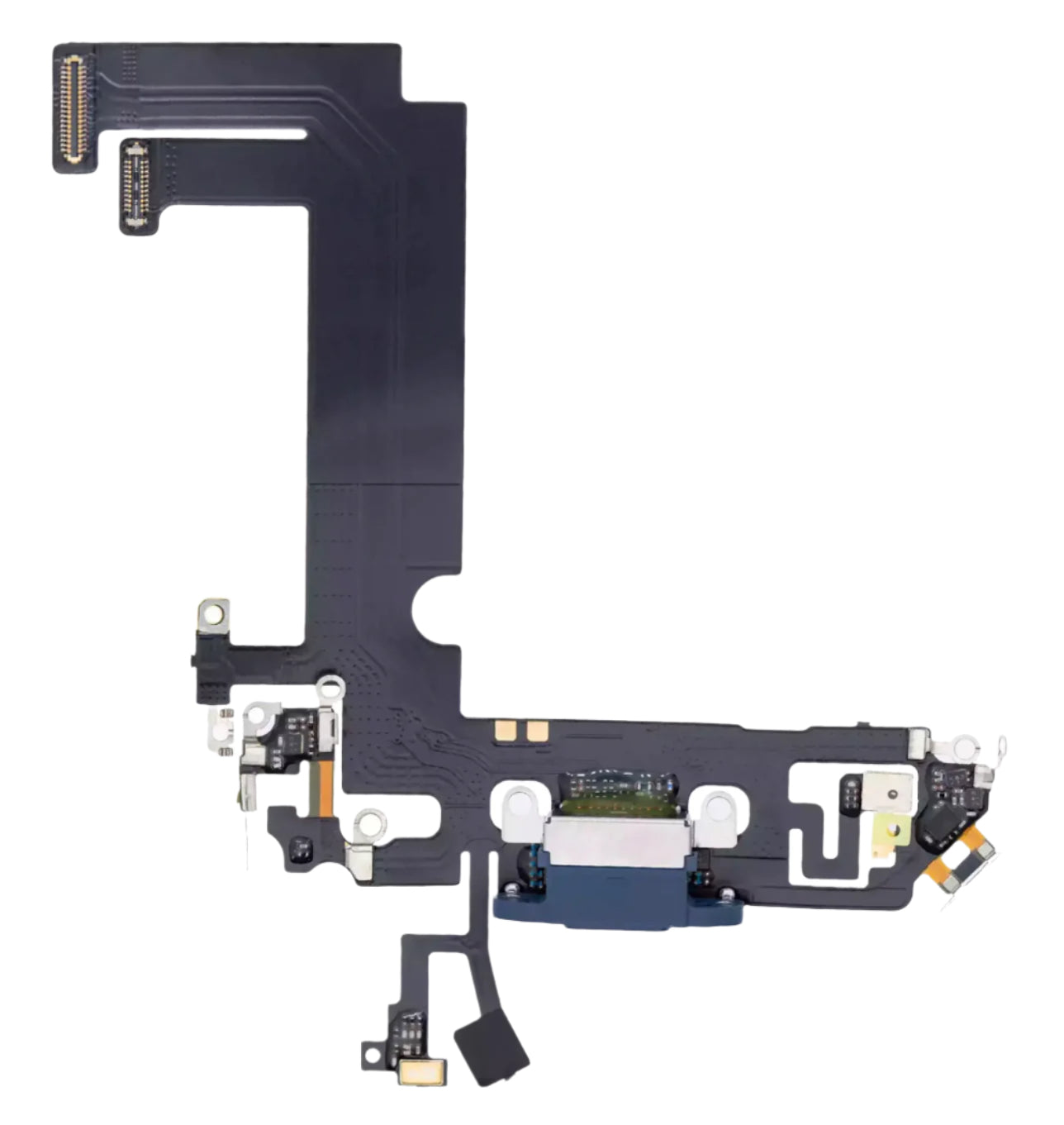 Charging Port Flex Cable Compatible with iPhone 12 Mini – Blue USB Connector with Microphone | A2176 A2398 A2399 A2400