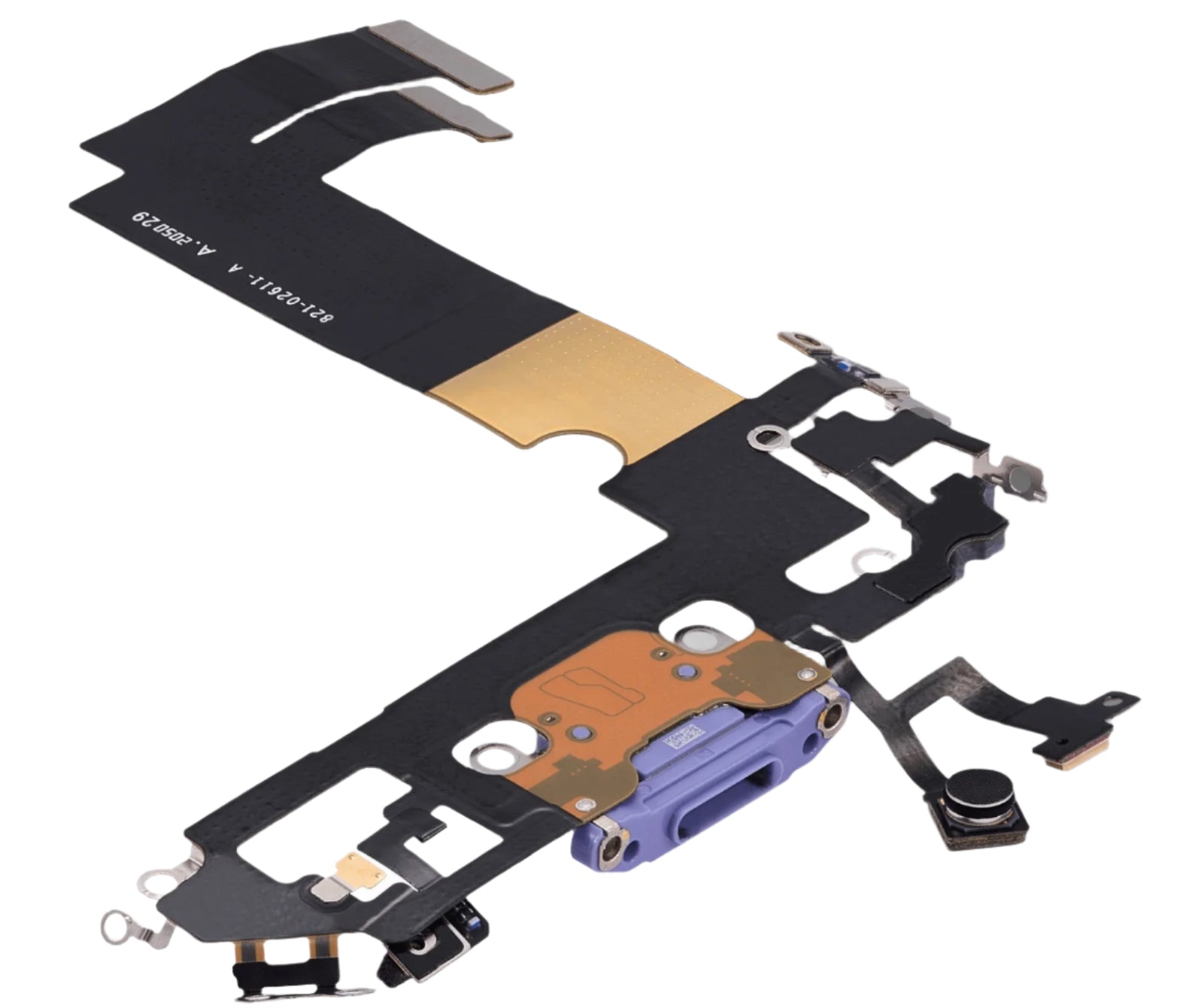 Charging Port Flex Cable Compatible with iPhone 12 Mini – Purple USB Connector with Microphone | A2176 A2398 A2399 A2400