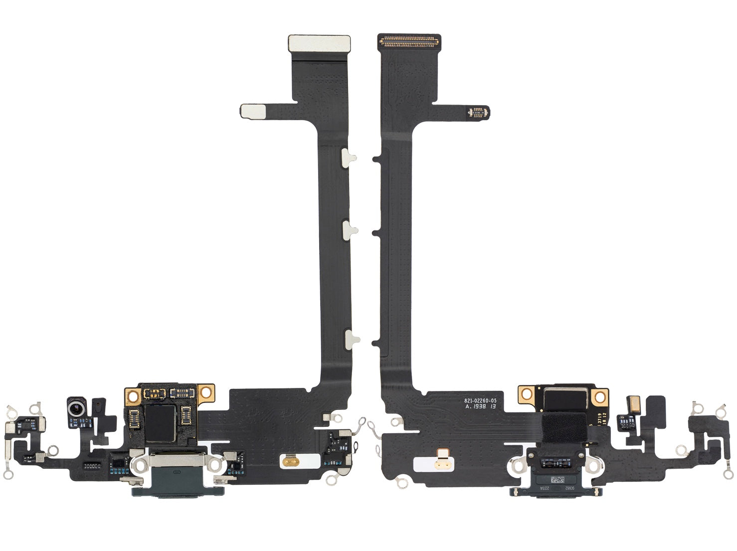 Charging Port Flex Cable Sub Board Compatible with iPhone 11 Pro Max – Green USB Connector with Microphone | A2161 A2218 A2220