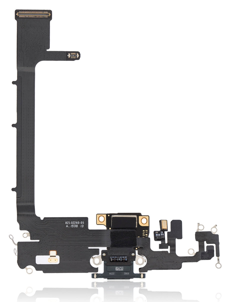 Charging Port Flex Cable Sub Board Compatible with iPhone 11 Pro Max – Green USB Connector with Microphone | A2161 A2218 A2220