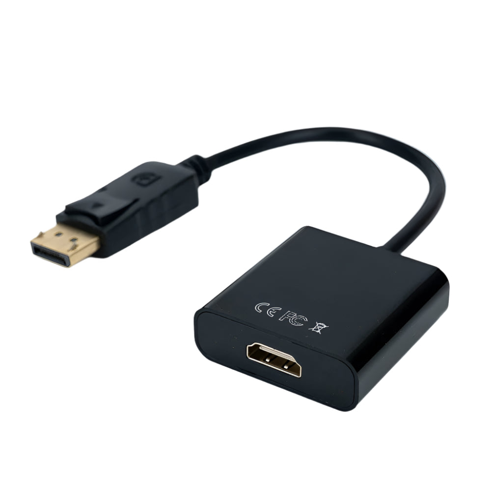 DisplayPort to HDMI Adapter Cable – 25cm Short Length (4K Ready)