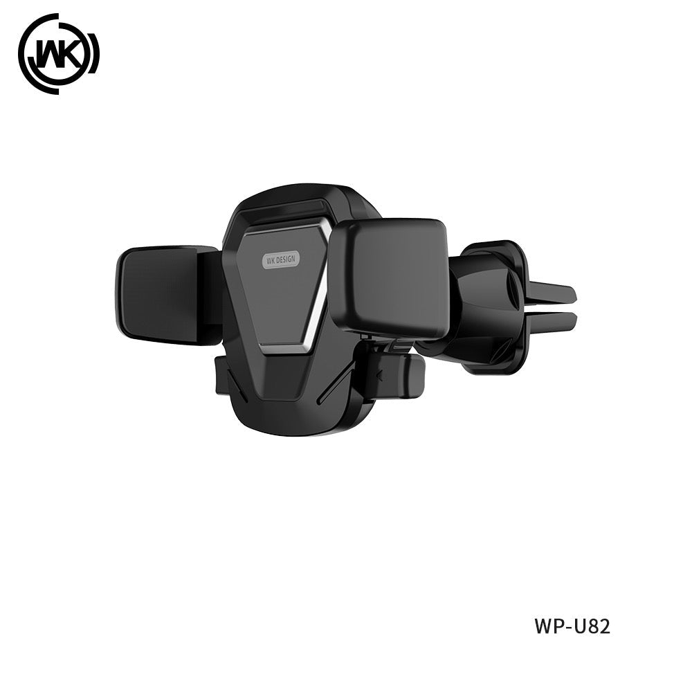 360° Rotating Vent Car Phone Holder – Anti-Shake, One-Handed Use, ABS Build