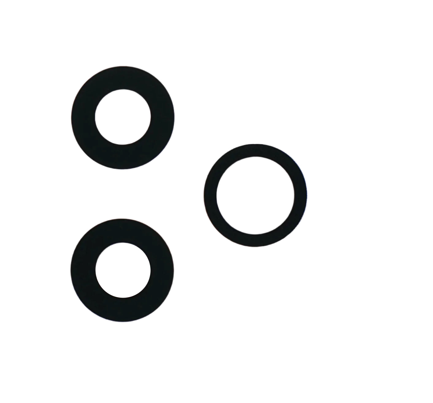 Camera Lens Glass Only Compatible with iPhone 11 Pro Max / 11 Pro – Triple Rear Lens Cover Replacement | A2160 A2215 A2217 A2161 A2218 A2220