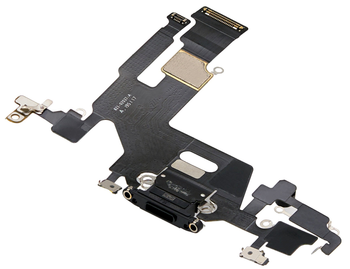 Charging Port Flex Cable Compatible with iPhone 11 – Black USB Connector with Microphone | A2111 A2221 A2223