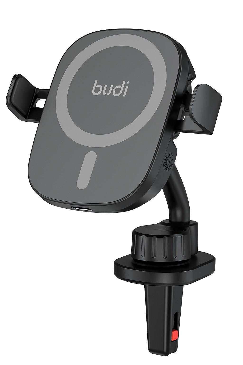 Magnetic Wireless Car Charger Holder – 2-in-1 Windshield & Vent Mount