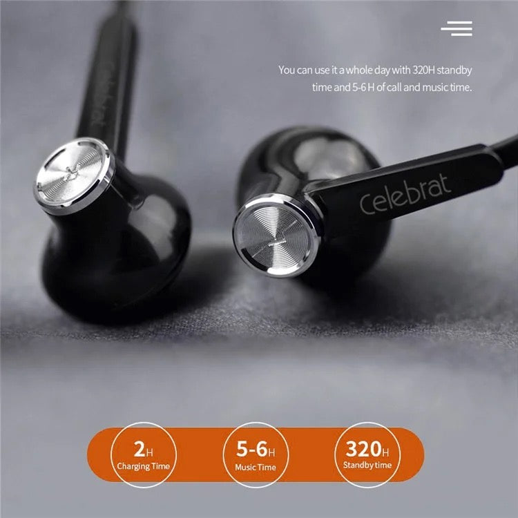 Wireless Neckband Earbuds V5.0 – 360° Surround Sound + 8H Playtime
