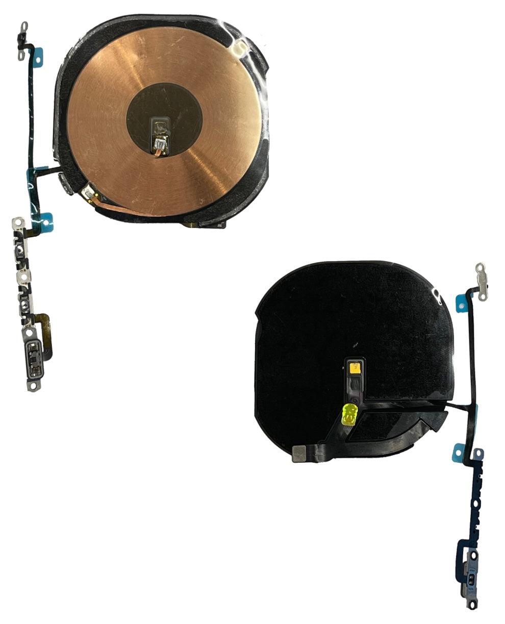 NFC Coil with Volume Flex Cable Compatible with iPhone XS Max – Wireless Communication + Side Key Flex | A1921 A2101 A2102 A2104