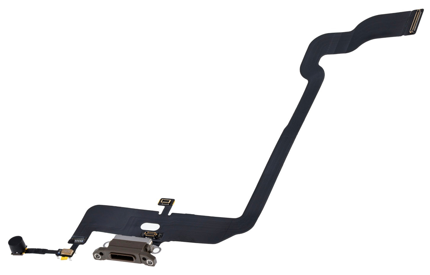 Charging Port Flex Cable Compatible with iPhone XS – Gold USB Charging Dock with Microphone | A1920 A2097 A2098