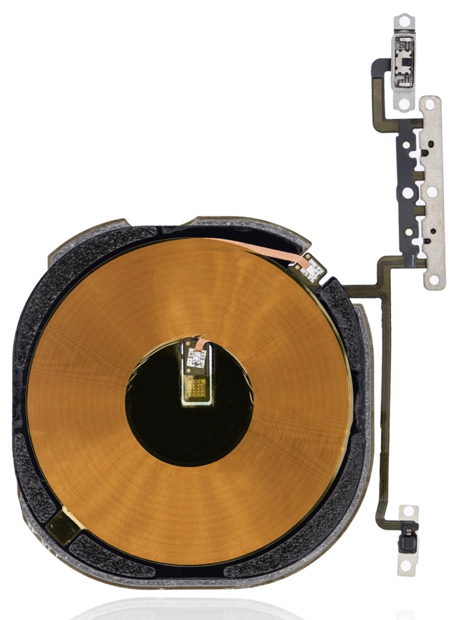 NFC Coil with Volume Button Flex Cable Compatible with iPhone XS – Wireless Communication & Side Key Strip | A1920 A2097 A2098