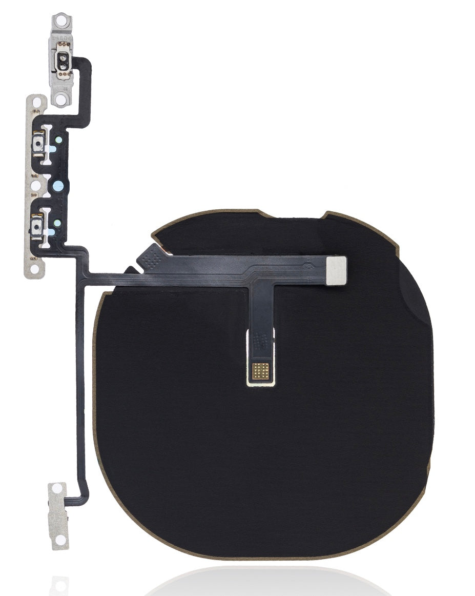 NFC Coil with Volume Button Flex Cable Compatible with iPhone XS – Wireless Communication & Side Key Strip | A1920 A2097 A2098