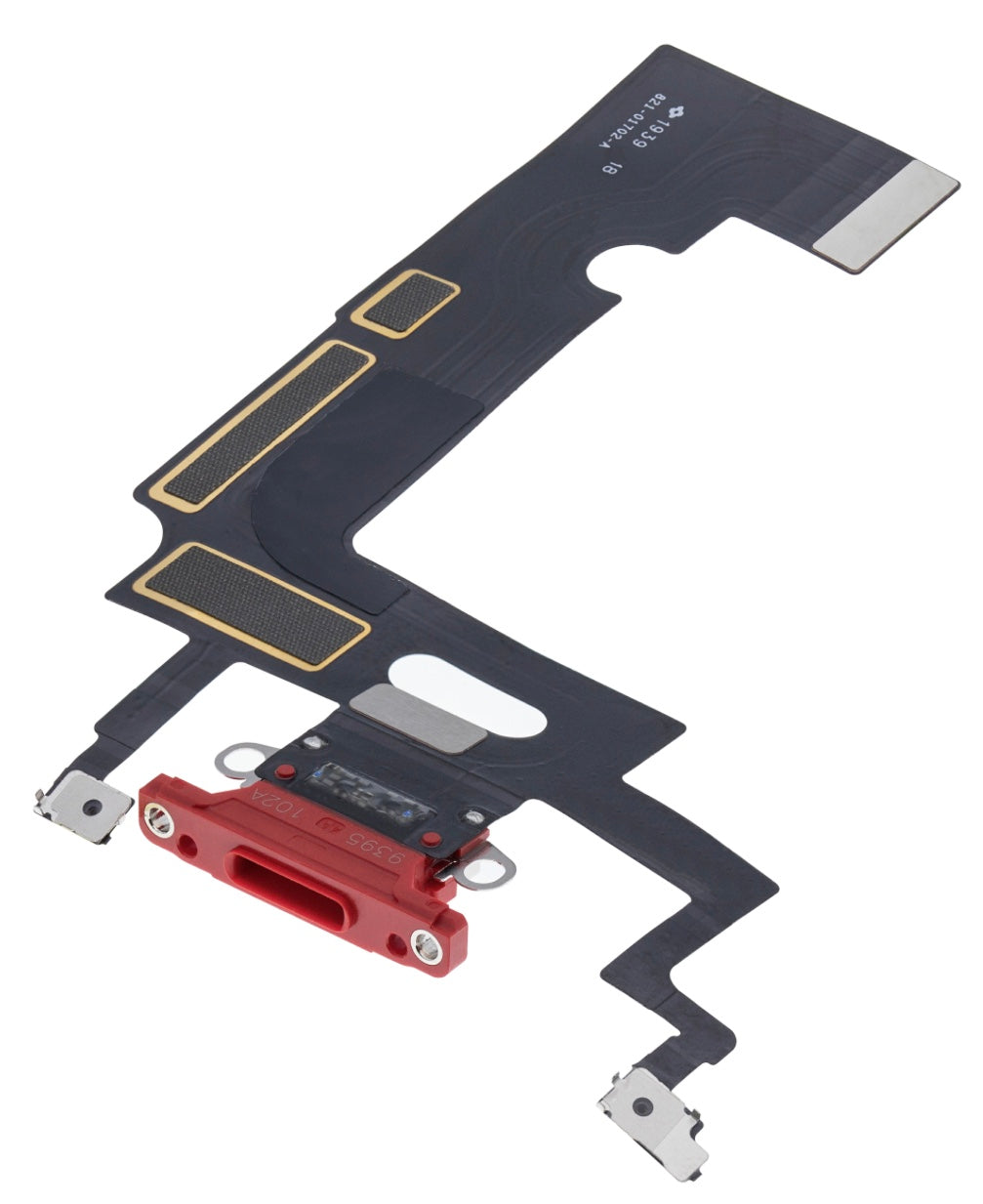 Charging Port Flex Cable Compatible with iPhone XR – Red USB Charging Dock & Microphone Flex | A1984 A2105 A2106 A2108