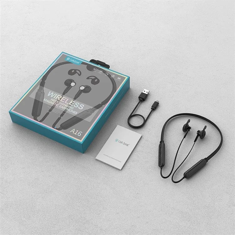 Wireless Neckband Earbuds V5.0 – 360° Surround Sound + 8H Playtime