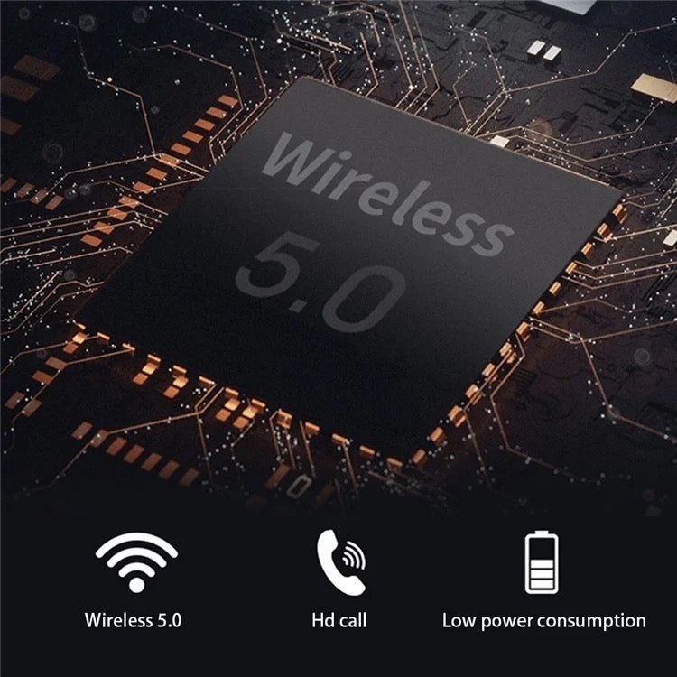 Wireless Earbuds V5.0 – 360° Stereo Sound | 8H Playtime | HD Mic + Voice Control
