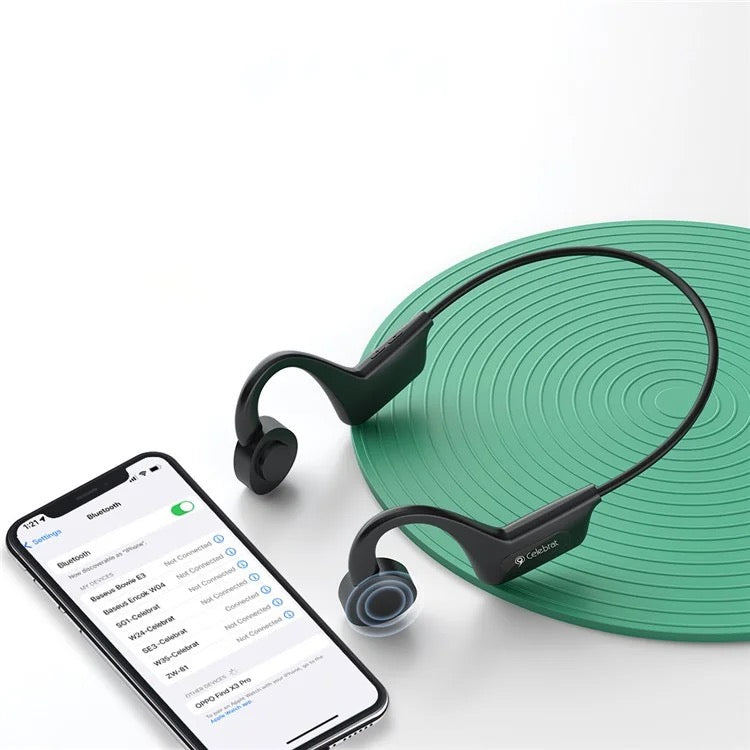 Open-Ear Wireless Earbuds with 16mm Drivers & Stereo Sound | Bluetooth 5.0 | Comfortable Safety Fit