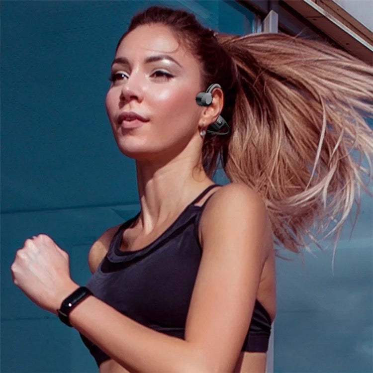 Open-Ear Wireless Earbuds with 16mm Drivers & Stereo Sound | Bluetooth 5.0 | Comfortable Safety Fit