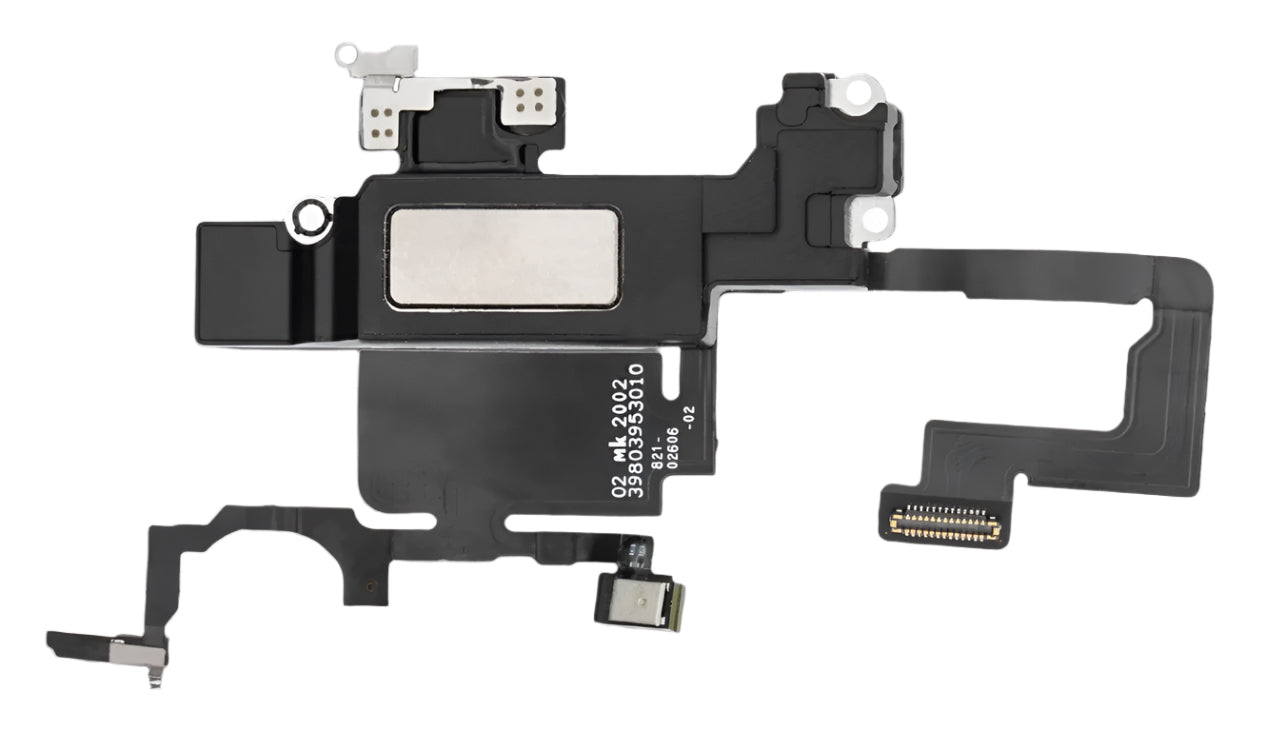 iPhone 12 Mini Ear Speaker with Proximity Sensor Flex – A2176 A2398 A2400 A2399 – Internal Audio & Screen Sensor Repair
