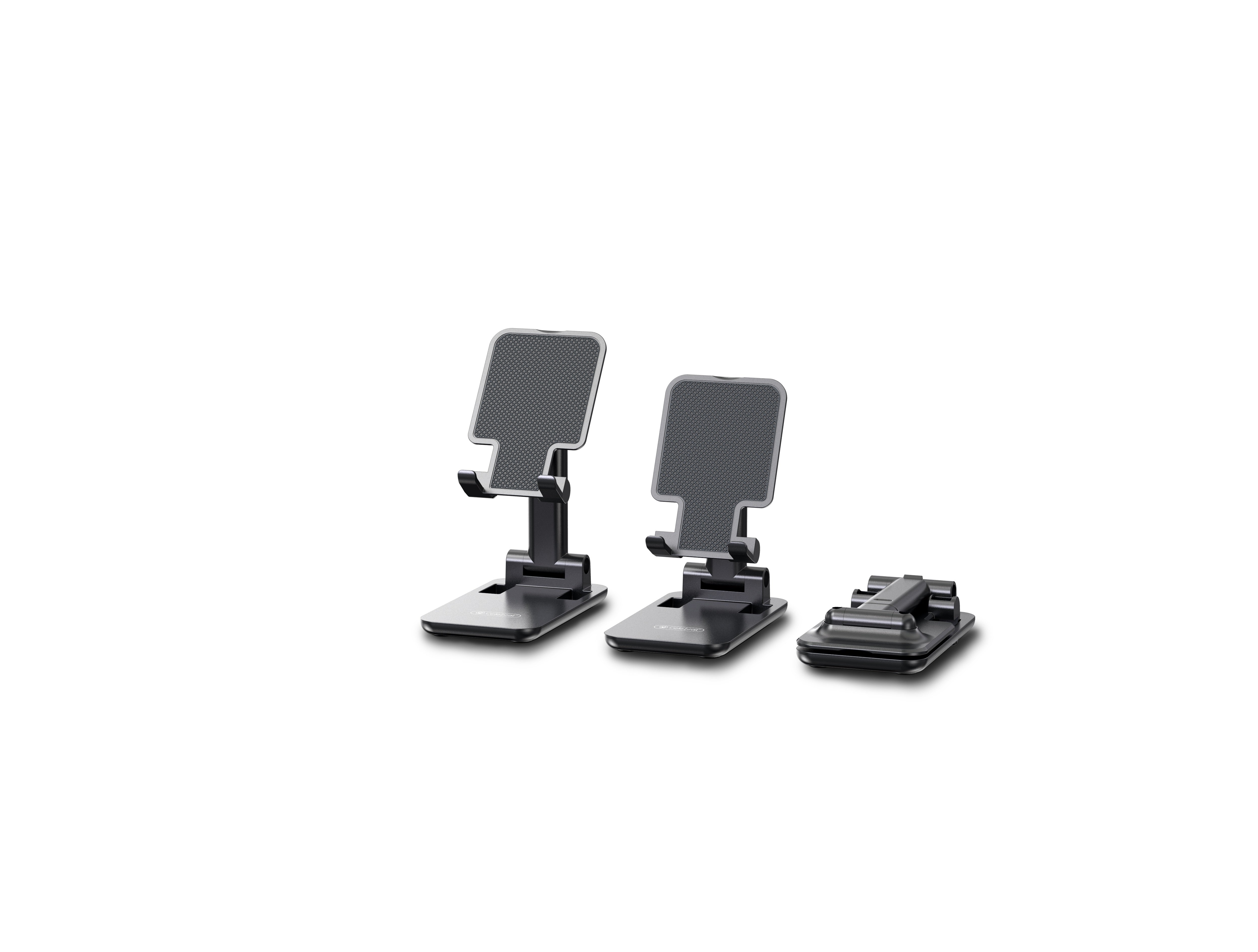 Dual Pivot Adjustable Phone Stand | 360° Rotation | Universal Device Holder