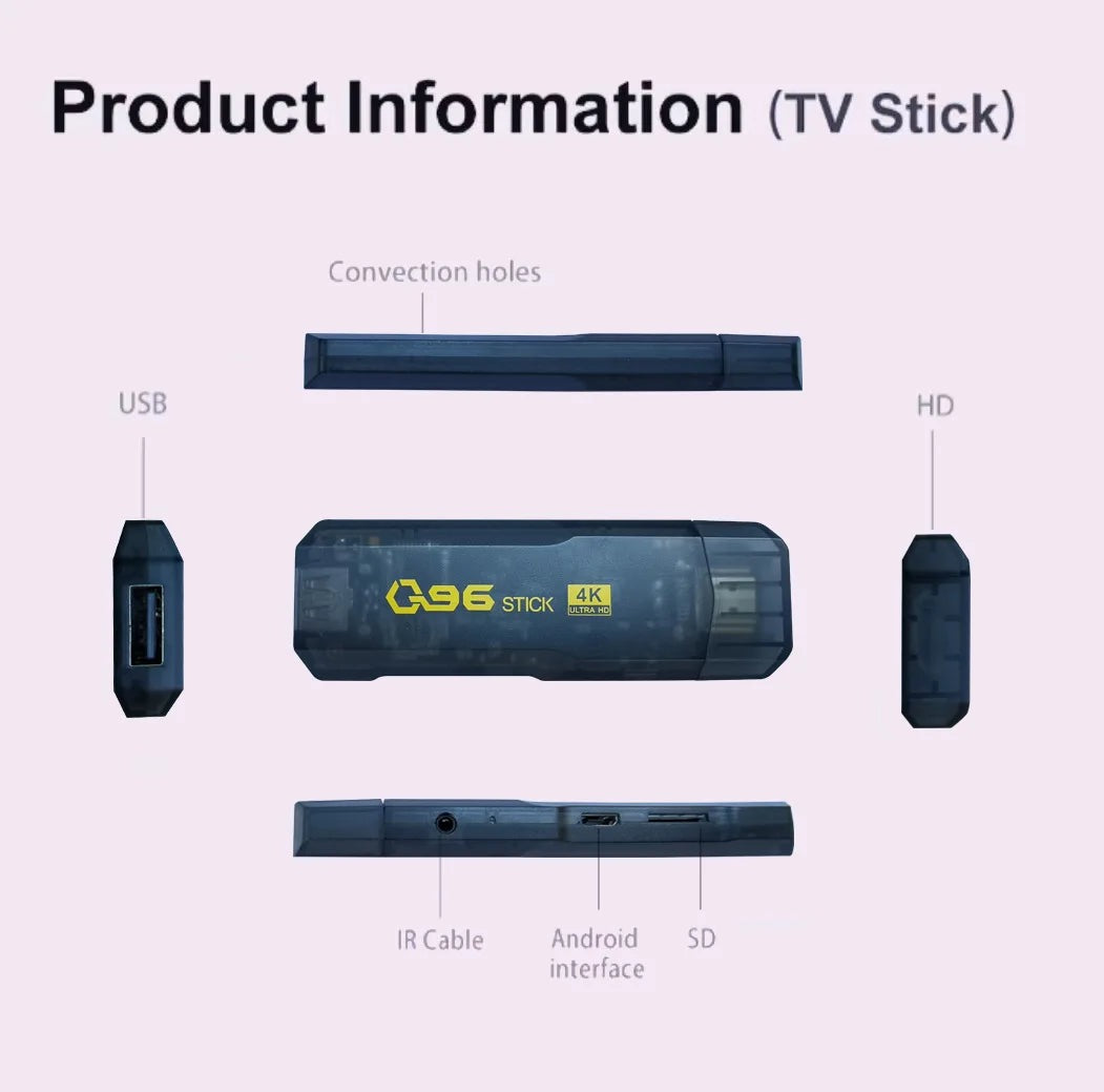 Android TV Stick – 4K Ultra HD Streaming with Dual-Band Wi-Fi